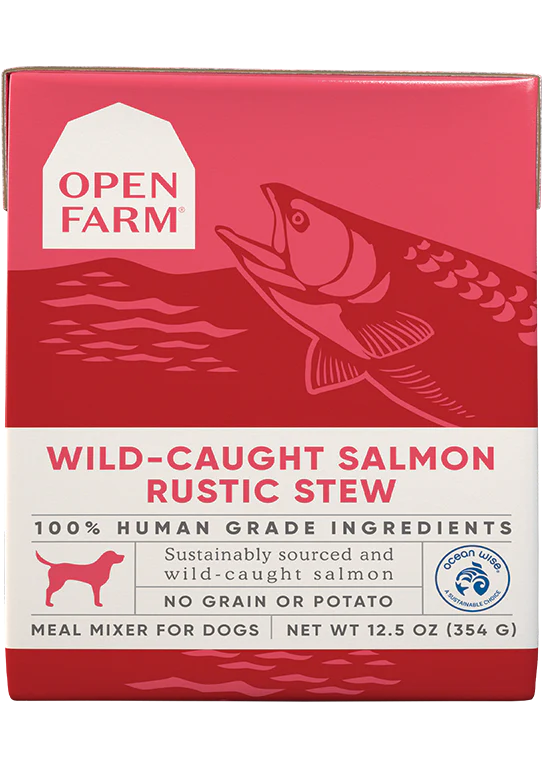 Open Farm Wild-Caught Salmon Rustic Stew Wet Dog Food – The Beastiary