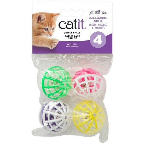 Cat it Plastic Jingle Bells 4 pack