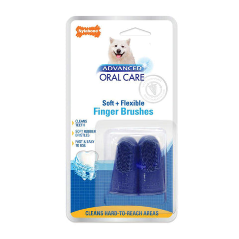 Nylabone Finger Brush - 2pk