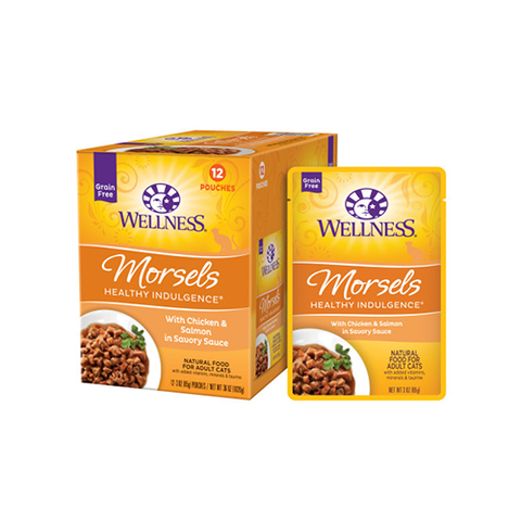 Wellness Healthy Indulgence Morsels - Chicken & Salmon - 3oz