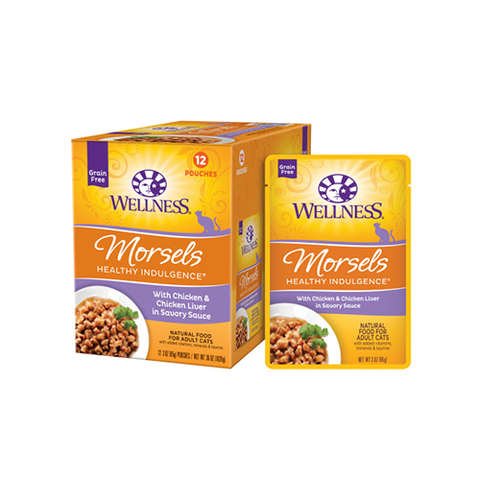 Wellness Healthy Indulgence Morsels - Chicken & Chicken Liver - 3oz