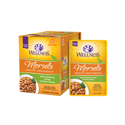 Wellness Healthy Indulgence Morsels - Chicken & Turkey - 3oz