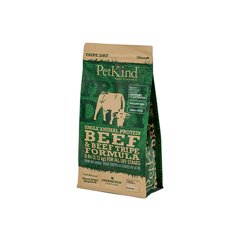 PetKind Beef & Beef Tripe Kibble for Dogs