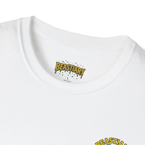 Unisex Softstyle T-Shirt with Vintage Green Emblem, Relaxed Fit Tee, Casual Wear, Perfect for Gifts, Everyday Comfort