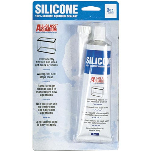 Aqueon Silicone Sealant - Clear - 3oz