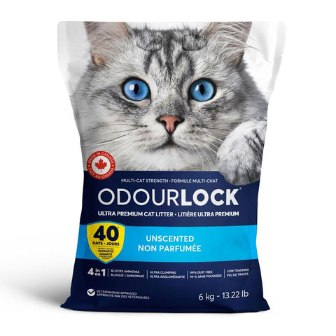 Odourlock Ultra Premium Unscented Clumping Cat Litter