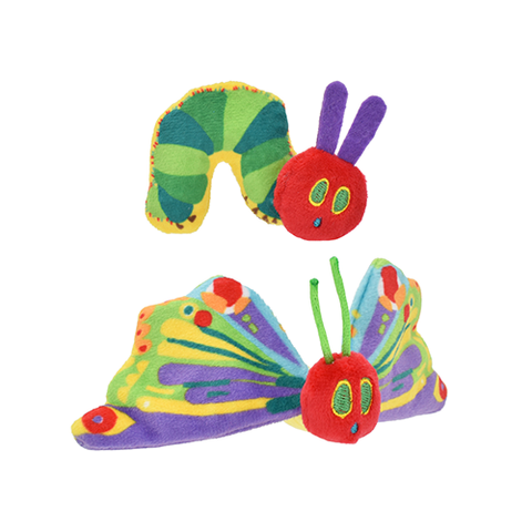 Multipet® The Very Hungry Caterpillar™ Butterfly & Caterpillar with Catnip Cat Toy (2-Pack)