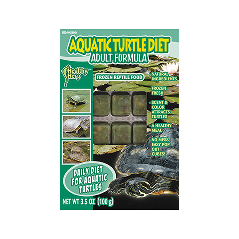 San Francisco Bay Frozen Aquatic Turtle Diet Cubes - 3.5oz