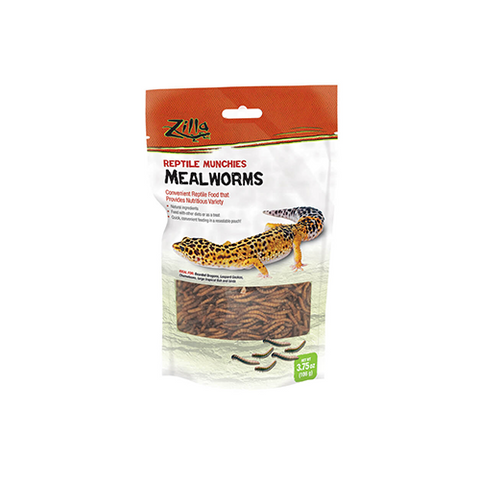 Zilla Dehydrated Mealworms - 3.75oz