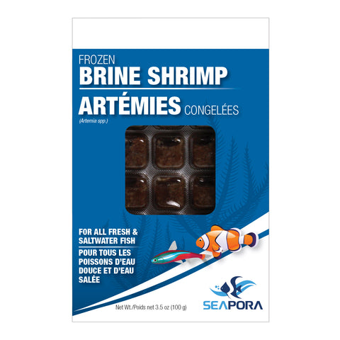 Seapora Frozen Brine Shrimp cubs