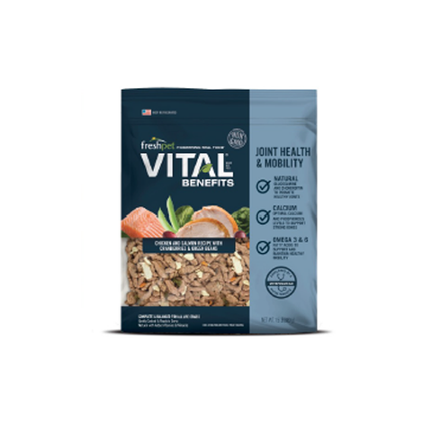 Fresh Pet Vital BENEFITS Joint Health and Mobility - Chicken & Salmon With Cranberries & Green Beans - 1.5lb