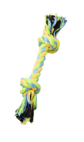 Bud'Z Rope Dog Toy - Green & Yellow