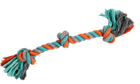 Bud'Z Rope Dog Toy - Orange and Blue