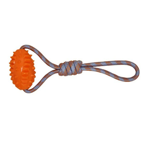 Bud'Z Floating Rope Dog Toy - Orange & Blue