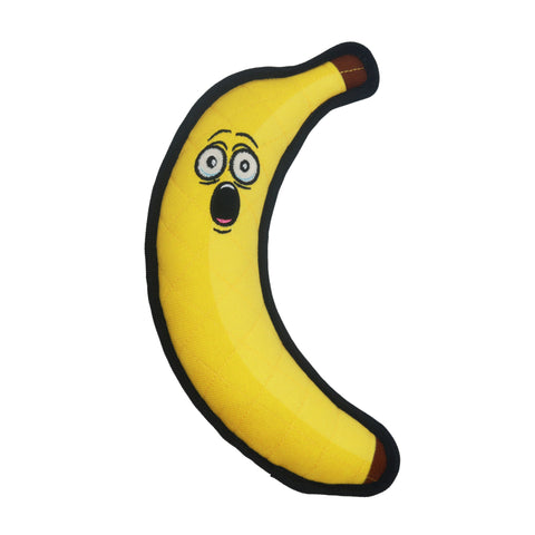 Bud'Z Plush Dog Toy 4 Layers Fabric - Surprise Banana - 12in