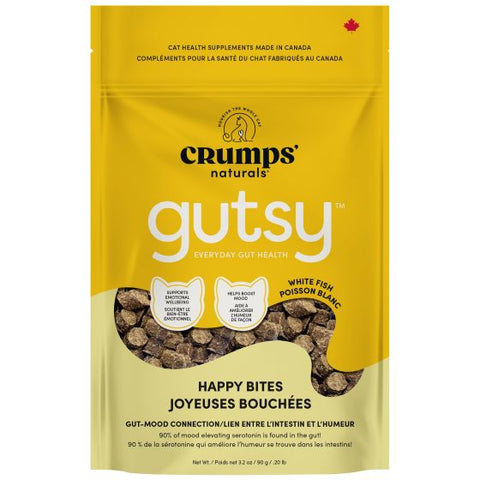 Crumps Gutsy Happy Bites Cat Treats - 90g