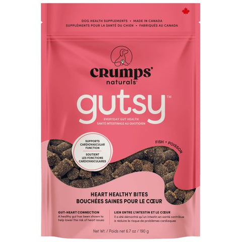 Crumps Gutsy Heart Healthy Bites Dog Treats - 190g