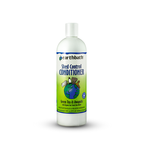 earthbath® Shed Control Conditioner - Green Tea & Awapuhi - 16oz