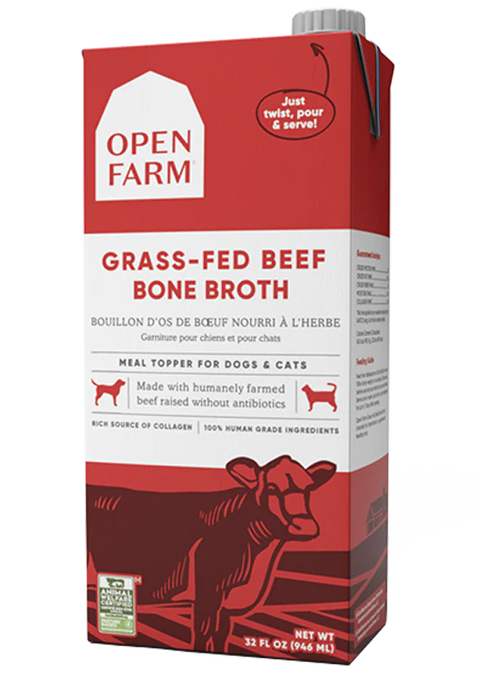 Open Farm Grass-Fed Beef Broth (Dog & Cat)