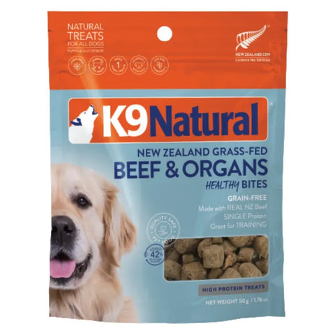 K9 Natural Beef & Organ Healthy Bites - 50g