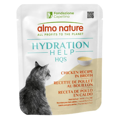 Almo Nature HQS Hydration Help - Chicken Recipe in Broth - 50g
