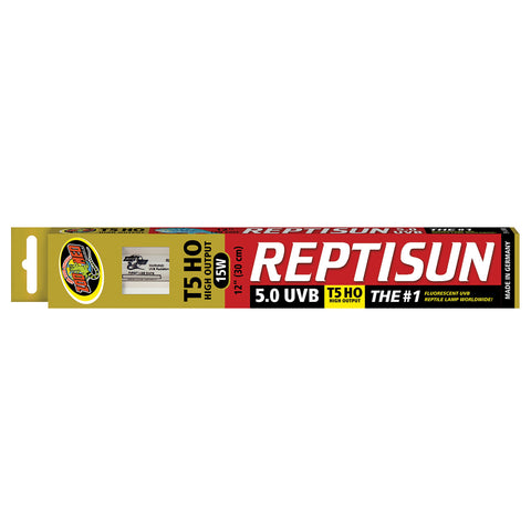 ReptiSun T5-HO UVB Fluorescent Lamp - 15 W - 12"
