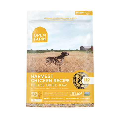 Open Farm Freeze-Dried Raw Dog Food - Harvest Chicken