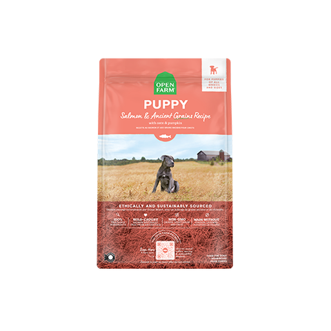 Open Farm® Salmon & Sweet Potato Ancient Grains Dry Puppy Food - 4lb