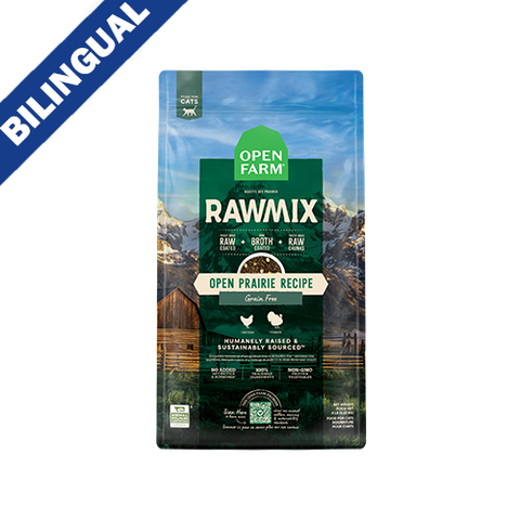 Open Farm RawMix Open Prairie Recipe Cat Food - Grain Free - 2.25lbs