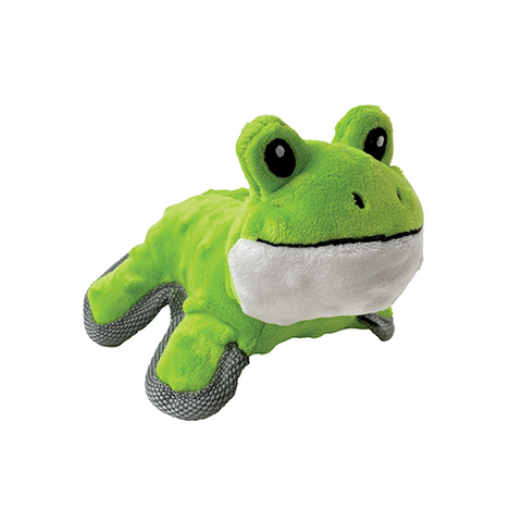 foufouBRANDS fouFIT Mini Tuffs Frog Dog Toy