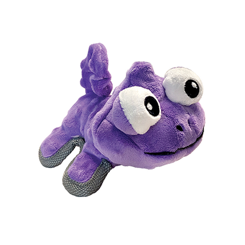 foufouBRANDS fouFIT Mini Tuffs Chameleon Dog Toy
