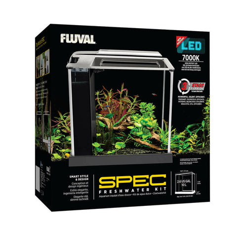 Fluval Spec Aquarium Kit - 2.6 Gallons - Black