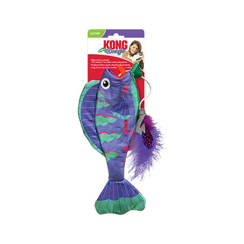 KONG Wrangler Angler Fish Cat Toy