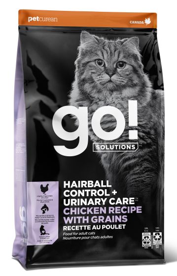 Go! Solutions Hairball Control + Urinary Care with Grains for Cats - 6lb