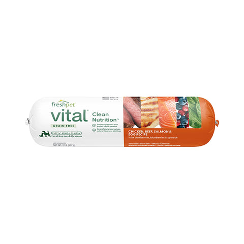 Fresh Pet Vital Grain-Free Fresh Dog Food Chicken, Beef & Salmon Egg