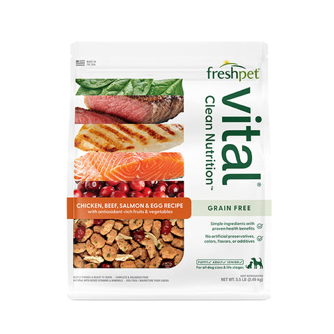 Fresh Pet Vital Grain-Free Fresh Dog Food Chicken, Beef & Salmon Egg