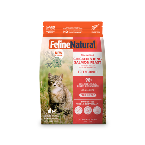 FelineNatural Chicken & King Salmon Feast - 320g