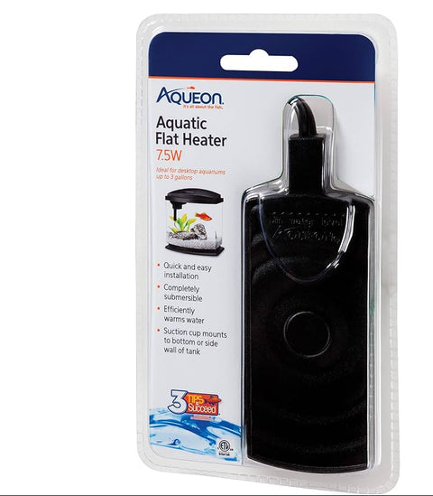 AQUEON Aquarium Mini Flat Heater - 7.5W