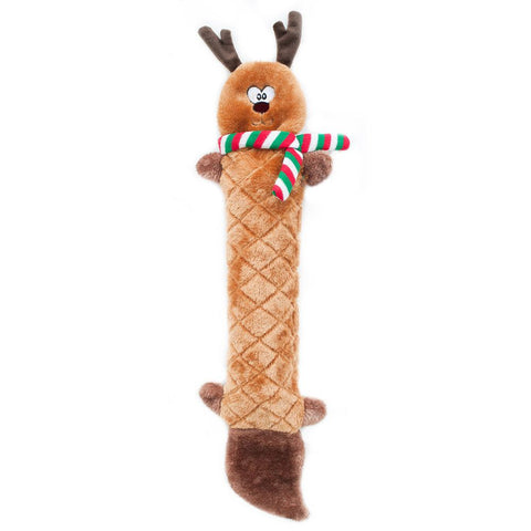 Zippy Paws Holiday Jigglerz - Reindeer Dog Toy
