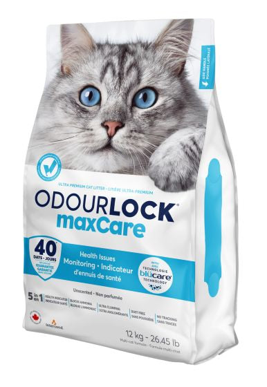 Odourlock maxCare Ultra Premium Unscented Clumping Cat Litter