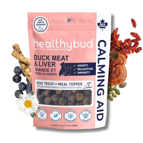 healthybud Calming Aid for Dogs - Duck Meat & Liver