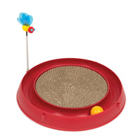 Catit Play 3-in-1 Circuit Ball Toy with Scratch Pad