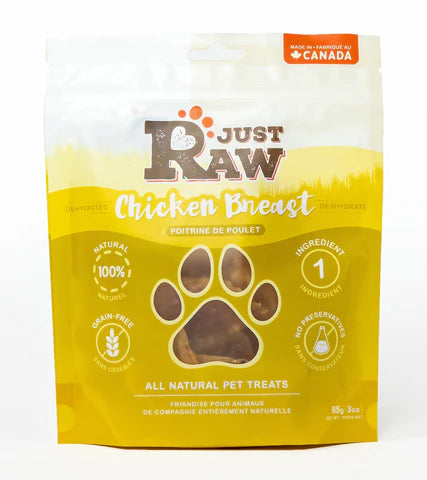 Just Raw - Dehydrated Chicken Breast Treats - 85g