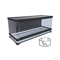 Exo Terra Vista 90 - Panoramic Natural Terrarium - 90cm x 45cm x 45cm (36"x18"x18")