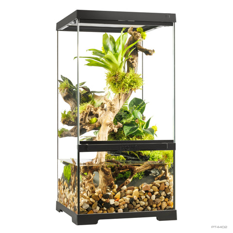 Exo Terra Pro Glass Paludarium Advanced Natural Terrarium - 12"x12"x24”