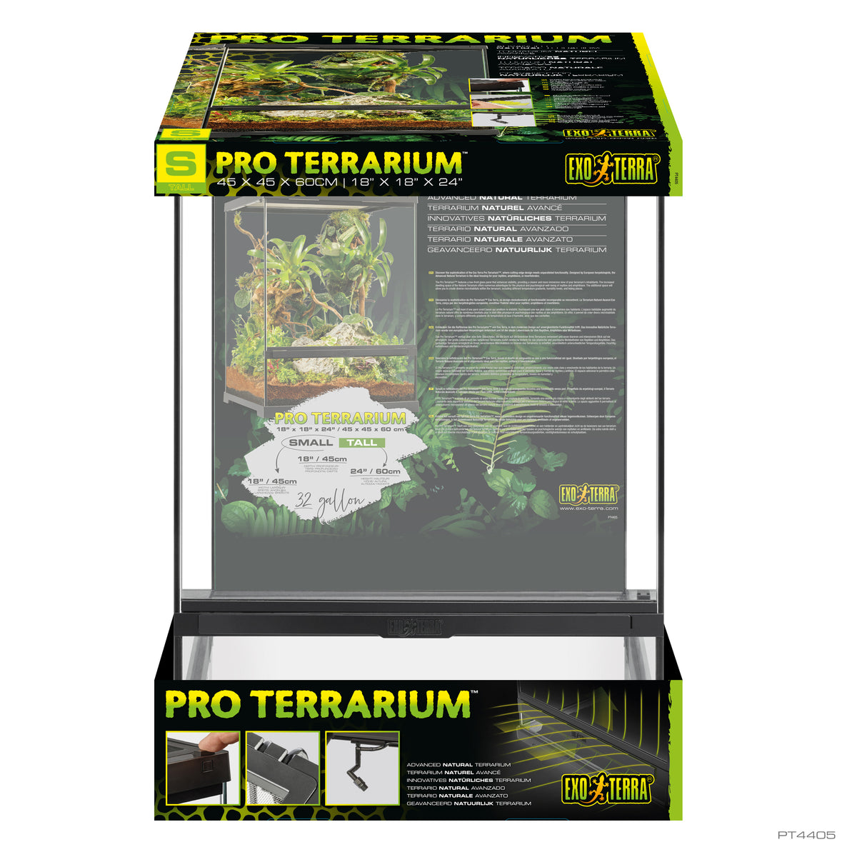 Exo Terra Pro Glass Advanced Natural Terrarium - 18