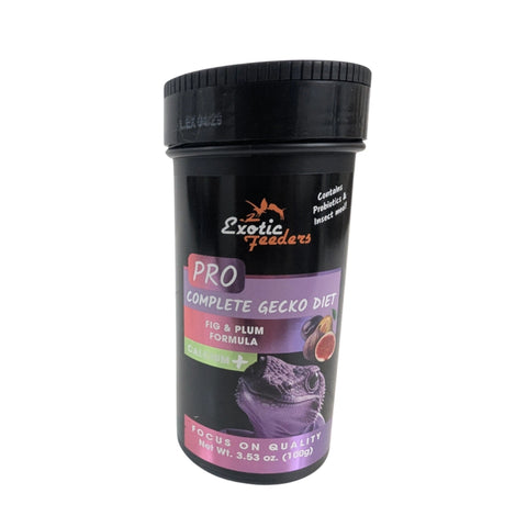 Exotic Feeders Premium Crested Gecko Diet - Fig Plum - 100g