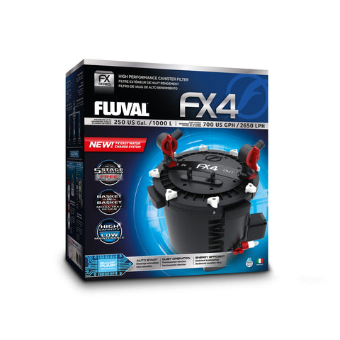 Fluval FX4 High Performance Canister Filter - up to 1000L (250 US gal)