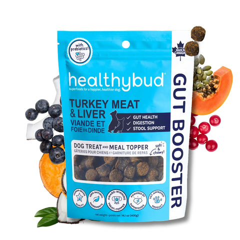 healthybud Gut Booster for Dogs - Turkey Meat & Liver