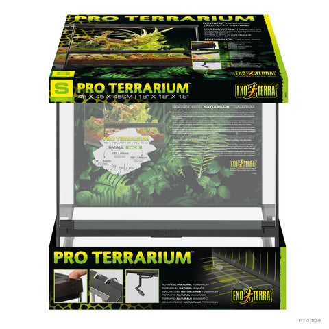 Exo Terra Pro Glass Advanced Natural Terrarium - 18"x18"x18”